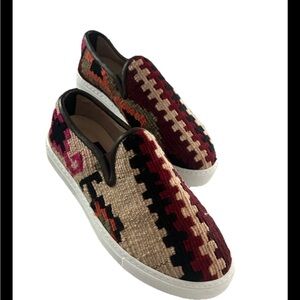 Res Ipsa Kilim Turkish Sneaker NWOT 7 Aztec wool boho